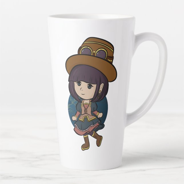 Niedliche Chibi Anime Girl Tasse (Rechts)