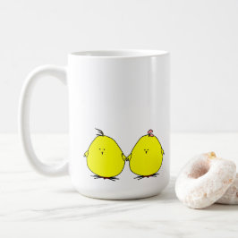 Niedliche Chicks Kaffee Tasse