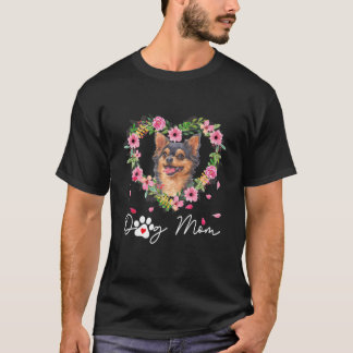Niedliche Chihuahua Mama Blume Dog Lover Geschenke T-Shirt