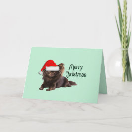 Niedliche Chihuahua Weihnachten Karte