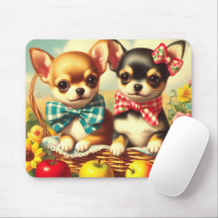 Niedliche Chihuahua Welpen Mousepad