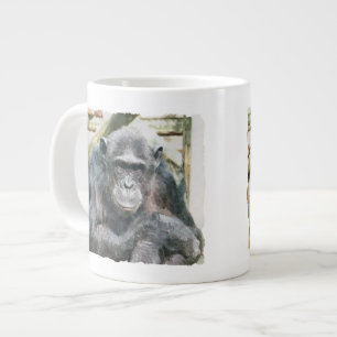 NIEDLICHE CHIMPANZEES Jumbo-Tasse