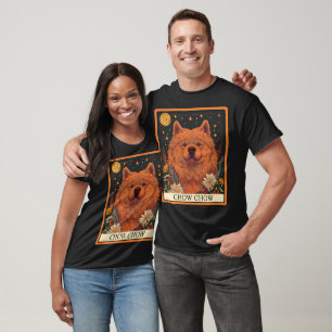 Niedliche Chow Chow Chow Dog Tarot Card T-Shirt