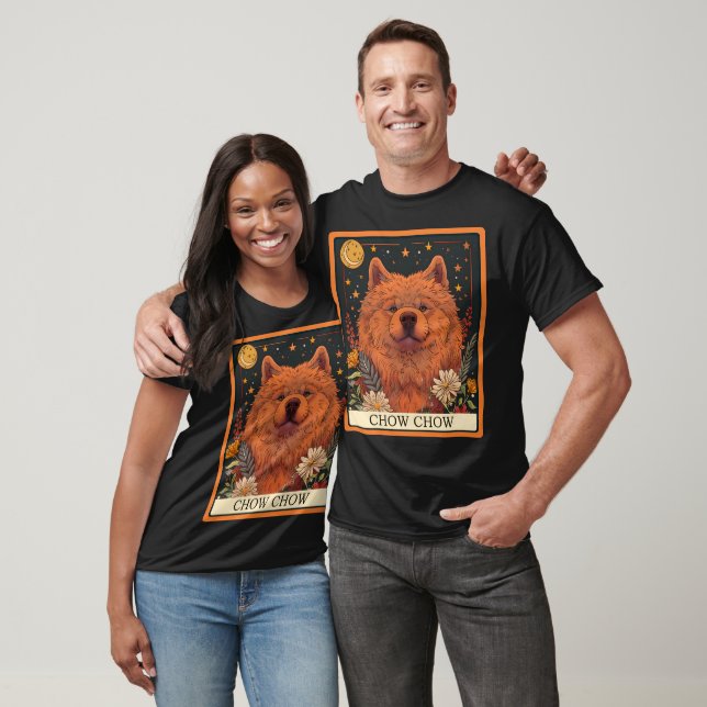 Niedliche Chow Chow Chow Dog Tarot Card T-Shirt (Unisex)