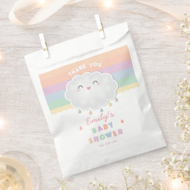 Niedliche Cloud Raindrops Gender Neutral Baby Show Geschenktütchen