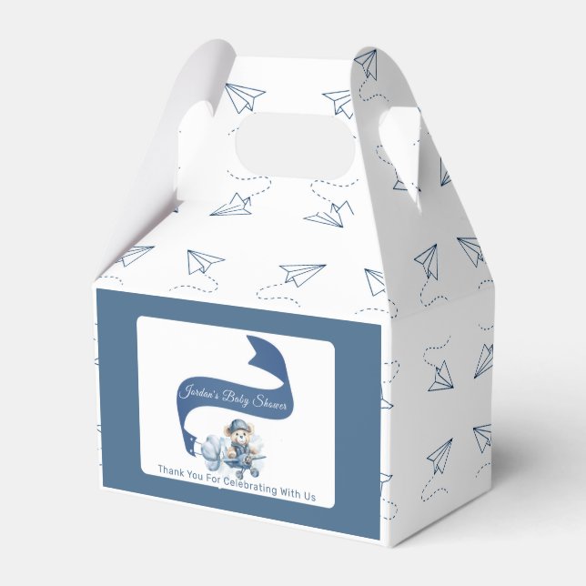 Niedliche Co-Pilot Kinderdusche Geschenkschachtel (Vorderseite)