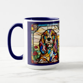 Niedliche Cocker Spaniel Regenbogen-Tasse Tasse