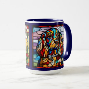 Niedliche Cocker Spaniel Regenbogen-Tasse Tasse