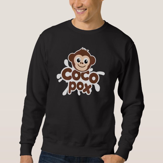 Niedliche Coco Pox Affen Sweatshirt (Vorderseite)