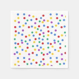 Niedliche Confetti Dots Serviette