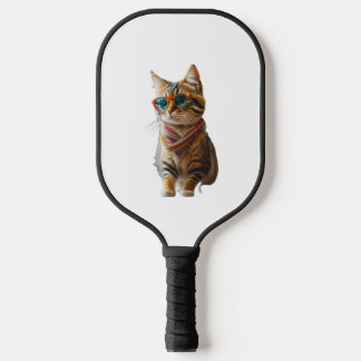 Niedliche Coole Katze Pickleball Schläger