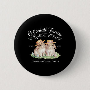 Niedliche Coquette Osterfest Landgasthof Bunny Lug Button