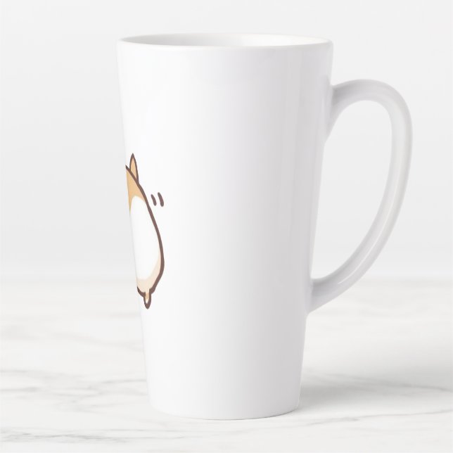 Niedliche Corgi Hintern Tasse - Grosses Latte 17oz (Rechts)