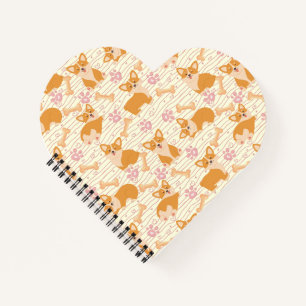 Niedliche Corgi-Hunde Notizbuch