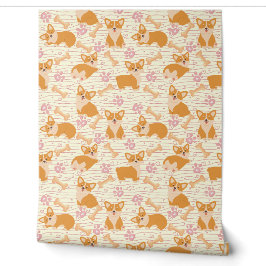 Niedliche Corgi-Hunde Tapete