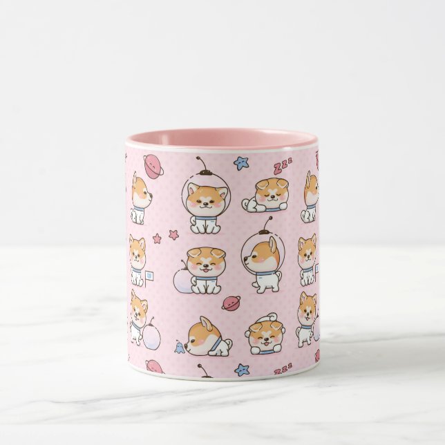 Niedliche Corgi-Tasse Tasse (Zentrum)
