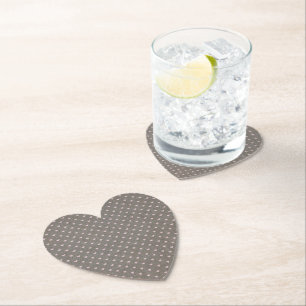 Niedliche Country Burlap Hearts Untersetzer