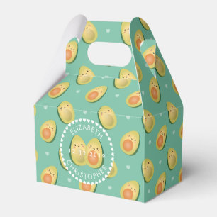 Niedliche Coupé Avocados vermeiden Hochzeitsfeier Geschenkschachtel