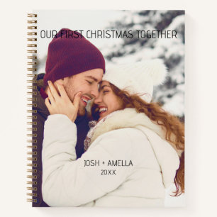 Niedliche Couple Custom Foto Journals Notizbuch