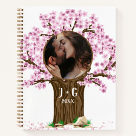 Niedliche Couple Custom Foto Journals Notizbuch