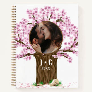 Niedliche Couple Custom Foto Journals Notizbuch