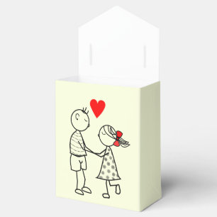 Niedliche Couple-Geschenkboxen Geschenkschachtel