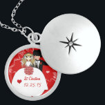 Niedliche Couple Musical Wedding 1. Weihnachtsvorf Sterling Silberkette<br><div class="desc">bestickte Hochzeitszubehör T - Shirt, Jacken, Hoodies, Tasche, Handtaschen, Taschen, Hats und mehr angepasst, um alle in Ihrem Party abzudecken - Hochzeitsfeier T - Shirt für alle Mitglieder des Party Groom T - Shirt Bestman T - Shirt Trauzeuge T - Shirt Usher T - Shirt Ring Bearer T - Shirt-...</div>