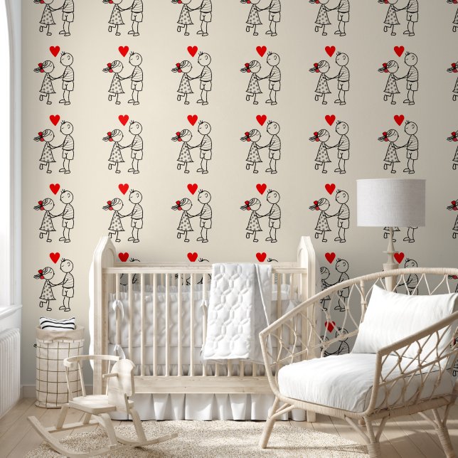 Niedliche Couple Wallpaper Tapete (Kinder)