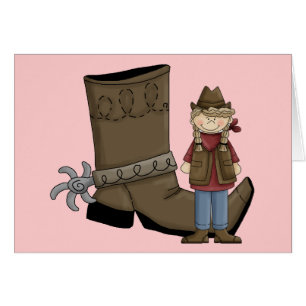 Niedliche Cowgirl-Stiefel u. Sporne -