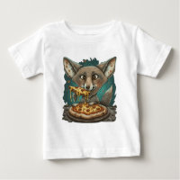 Niedliche Coyote-Pizza