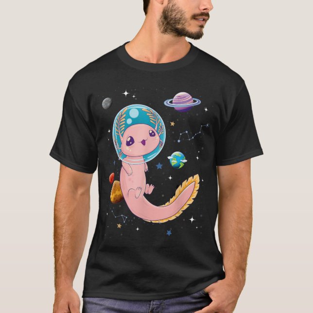 Niedliche Creepy Anime Pastel Goth Clothes Space A T-Shirt (Vorderseite)
