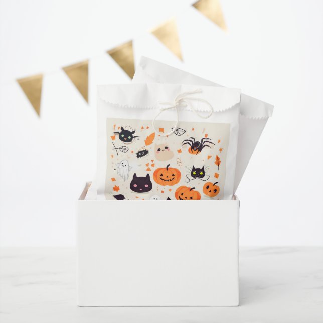Niedliche Creepy Critters Halloween-Leckerei Geschenktütchen (Party)