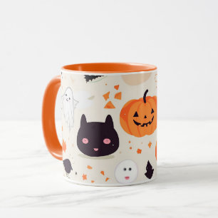 Niedliche Creepy Critters Halloween-Leckerei Tasse