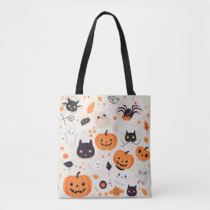 Niedliche Creepy Critters Halloween-Leckereien Tasche