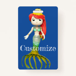 Niedliche Creepy Mermaid Hexe Thunder_Cove Ausweis