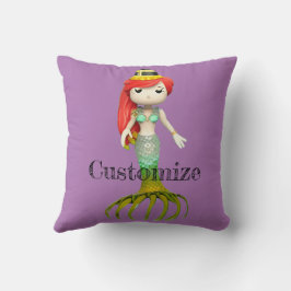 Niedliche Creepy Mermaid Hexe Thunder_Cove Kissen