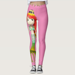 Niedliche Creepy Mermaid Hexe Thunder_Cove Leggings