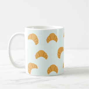 Niedliche Croissant-Kaffee-Tasse Kaffeetasse