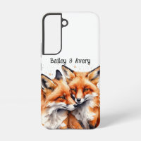 Niedliche Cuddling Fox-Liebe-Tiere