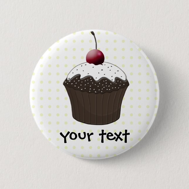 Niedliche Cupcakes Button (Vorderseite)