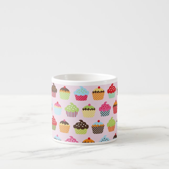 Niedliche Cupcakes Espressotasse (Vorderseite)