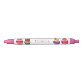 Niedliche Cupcakes Individuelle Name Rosa Pen A12 Kugelschreiber