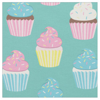 Niedliche Cupcakes Kinder Bäckereien Leckereien Stoff