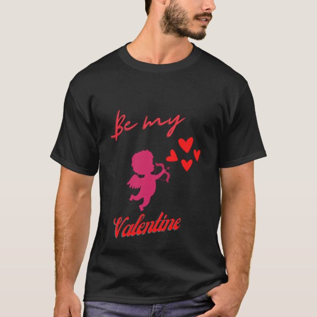 Niedliche Cupid Ästhetik ist mein Valentinerrotes  T-Shirt (Vorderseite)