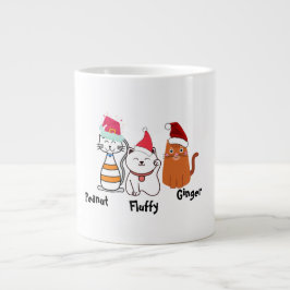 Niedliche Custom Kitty Cat Weihnachtsfeier Tasse