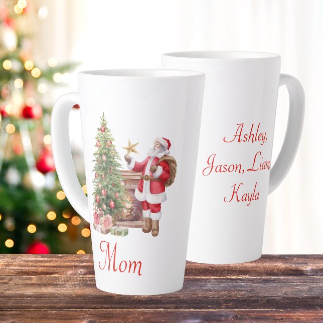 Niedliche Custom Mama Watercolor Weihnachten Milchtasse (Von Creator hochgeladen)