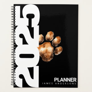 Niedliche Custom Modern Pet Lovers 2025 Planer