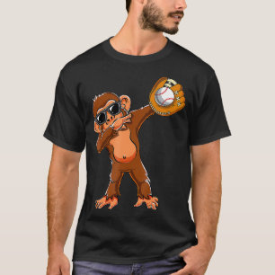 Niedliche Dabbing Affenliebhaber T-Shirt
