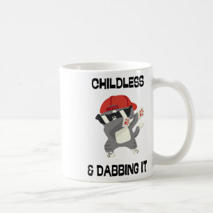 Niedliche Dabbing-Katze für kinderlose Lady Harris Kaffeetasse