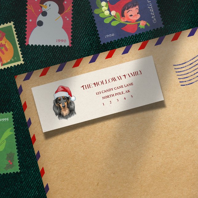 Niedliche Dackel (Send fun, holiday greetings with a photo of your pet! )